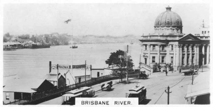 Framed Print : Brisbane River, Queensland, Australia, 1928 Framed Print : Brisbane River, Queensland, Australia, 1928