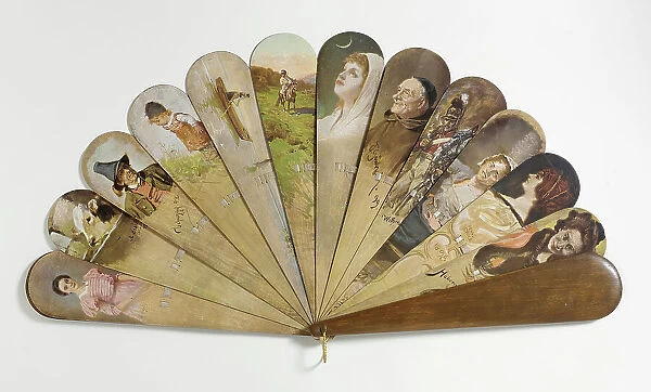Brisé Fan, 1899. Creator: Unknown