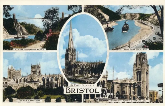 Framed Print : Bristol, c1940s Framed Print : Bristol, c1940s