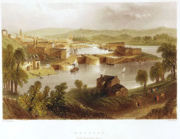 Bristol from Rownham Ferry, 1841