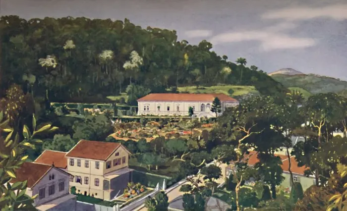 Framed Print : His Britannic Majestys Legation, Petropolis, 1914 Framed Print : His Britannic Majestys Legation, Petropolis, 1914