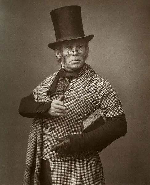 British actor Felix Morris in One Change, 1886. Artist: Barraud