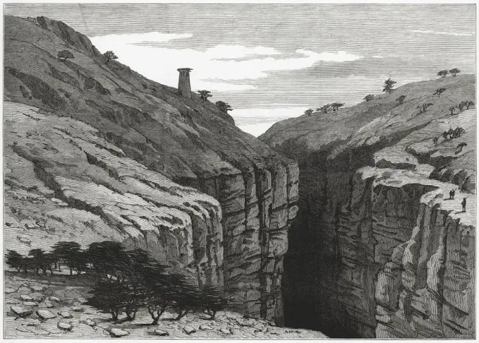Framed Print : British-Afghan war, watchtower in the Khyber Pass on the Afghan border with India Framed Print : British-Afghan war, watchtower in the Khyber Pass on the Afghan border with India