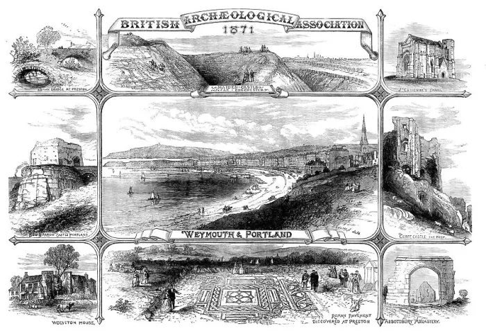 Framed Print : British Archaeological Association, 1871. Creator: Unknown Framed Print : British Archaeological Association, 1871. Creator: Unknown