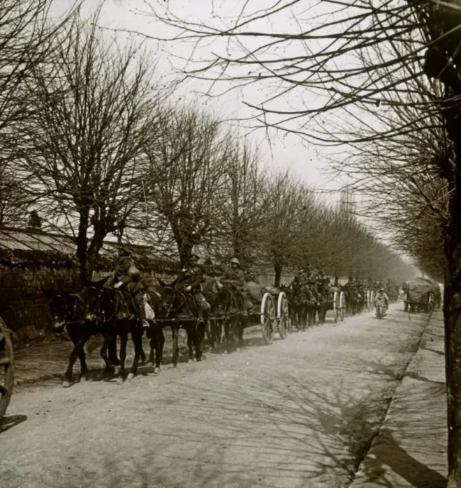 Framed Print : British army, Blerancourt, northern France, c1914-c1918 Framed Print : British army, Blerancourt, northern France, c1914-c1918
