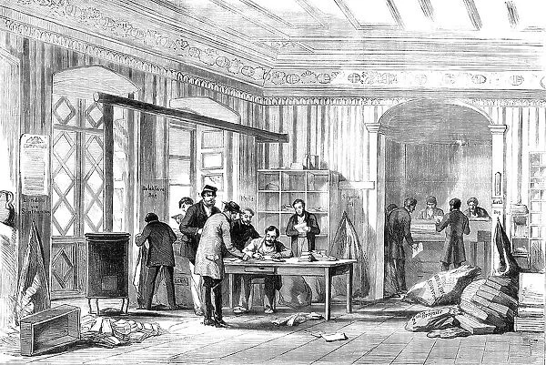 The British Army Post-Office, Constantinople, 1856. Creator: Unknown