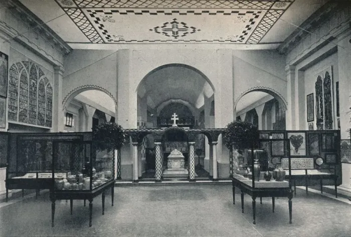 Framed Print : British Arts and Crafts Section, Ghent International Exhibition, 1913 Framed Print : British Arts and Crafts Section, Ghent International Exhibition, 1913