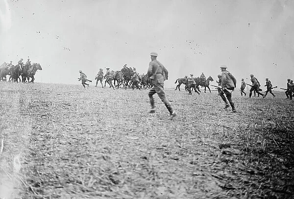 British Cavalry after attack on enemy, 21 Apr 1917. Creator: Bain News Service