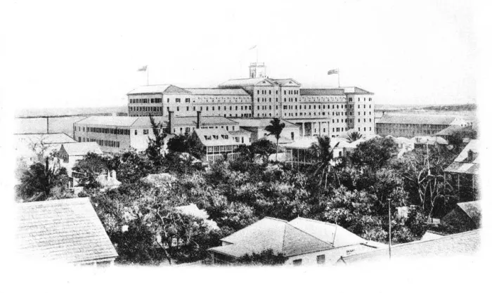 Framed Print : The British Colonial Hilton Hotel, Nassau, New Providence, Bahamas, 1911 Framed Print : The British Colonial Hilton Hotel, Nassau, New Providence, Bahamas, 1911