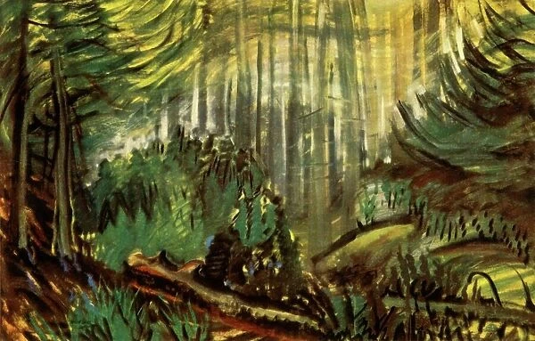 A British Columbian Forest, 1941. Creator: Emily Carr