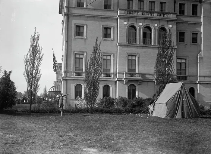 Framed Print : British Commission To U.S. - Residence of Breckinridge Long (Formerly Mcveagh Residence)... 1917. Creator: Harris & Ewing. British Commission To U.S. - Residence of Breckinridge Long (Formerly Mcveagh Residence)... 1917 Framed Print : British Commission To U.S. - Residence of Breckinridge Long (Formerly Mcveagh Residence)... 1917. Creator: Harris & Ewing. British Commission To U.S. - Residence of Breckinridge Long (Formerly Mcveagh Residence)... 1917