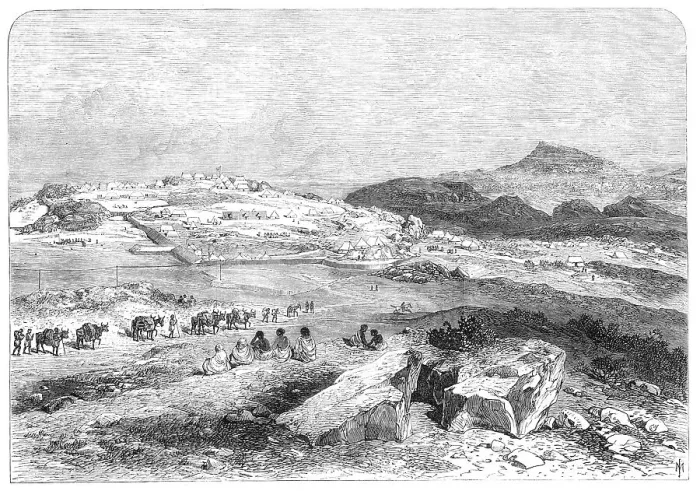 Framed Print : The British Expedition to Abyssinia: the intrenched position of Adigerat, 1868. Creator: Unknown Framed Print : The British Expedition to Abyssinia: the intrenched position of Adigerat, 1868. Creator: Unknown