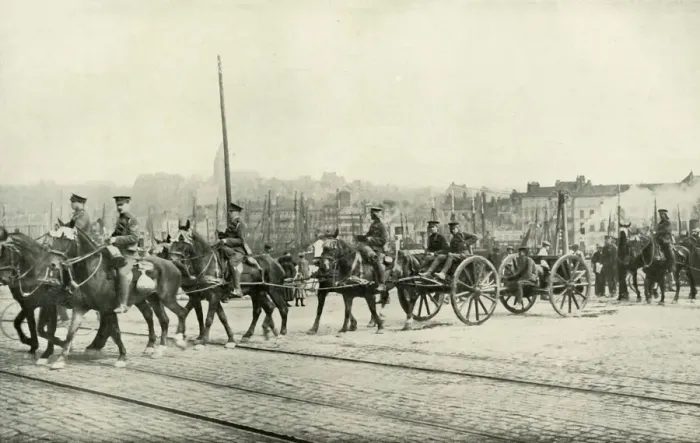 Framed Print : The British Expeditionary Force in Boulogne, (1919). Creator: Unknown Framed Print : The British Expeditionary Force in Boulogne, (1919). Creator: Unknown