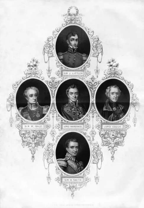 Framed Print : British military figures and field marshals, 1837 Framed Print : British military figures and field marshals, 1837