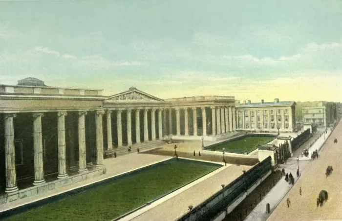 Framed Print : The British Museum, c1900s. Creator: Eyre & Spottiswoode Framed Print : The British Museum, c1900s. Creator: Eyre & Spottiswoode