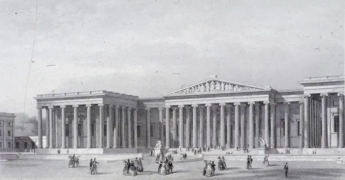 Framed Print : British Museum, Holborn, London, 1852. Artist: Henry Adlard Framed Print : British Museum, Holborn, London, 1852. Artist: Henry Adlard