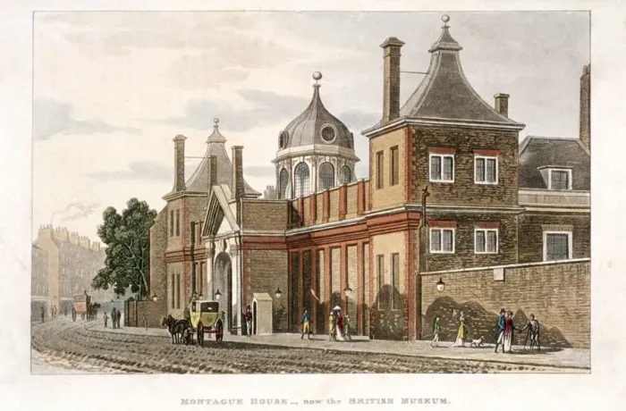 Framed Print : British Museum, Holborn, London, c1810. Artist: Rudolph Ackermann Framed Print : British Museum, Holborn, London, c1810. Artist: Rudolph Ackermann