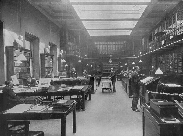 The British Museum Print Room, c1901