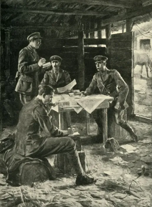 Framed Print : British officers on the Western Front, First World War, 1914-1918, (c1920). Creator: M Ugo Framed Print : British officers on the Western Front, First World War, 1914-1918, (c1920). Creator: M Ugo