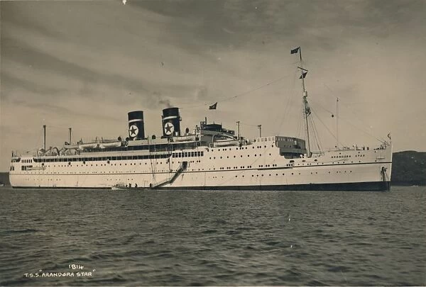 British passenger ship SS Arandora Star of the Blue Star Line, 1936