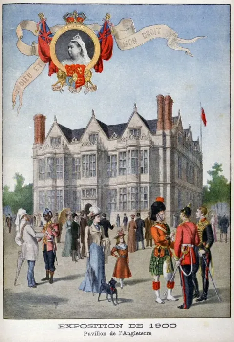 Framed Print : The British pavilion at the Universal Exhibition of 1900, Paris, 1900 Framed Print : The British pavilion at the Universal Exhibition of 1900, Paris, 1900