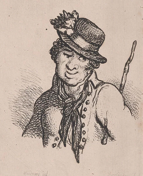 British Sailor, April 1808. April 1808. Creator: Thomas Rowlandson