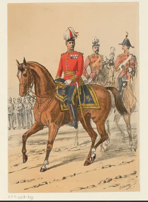 Framed Print : British soldier, 1875-1925. Creator: Richard Simkin Framed Print : British soldier, 1875-1925. Creator: Richard Simkin