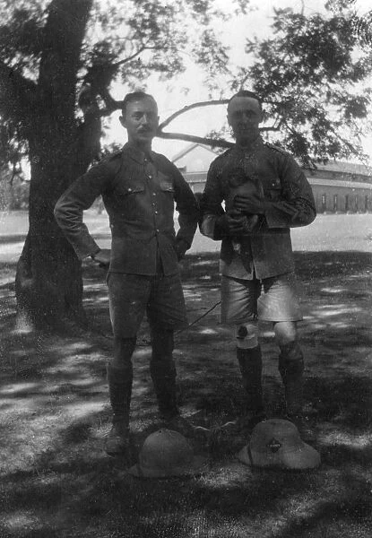 British soldiers, Muttra, India, 1917