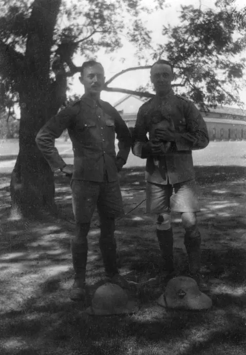 Framed Print : British soldiers, Muttra, India, 1917 Framed Print : British soldiers, Muttra, India, 1917