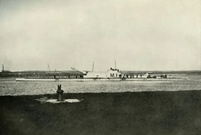 Framed Print : A British Super-Submarine, c1914-1918, (1919). Creator: Unknown Framed Print : A British Super-Submarine, c1914-1918, (1919). Creator: Unknown