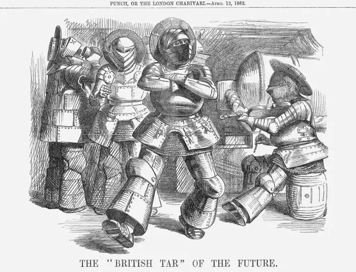 Framed Print : The British Tar of The Future, 1862 Framed Print : The British Tar of The Future, 1862