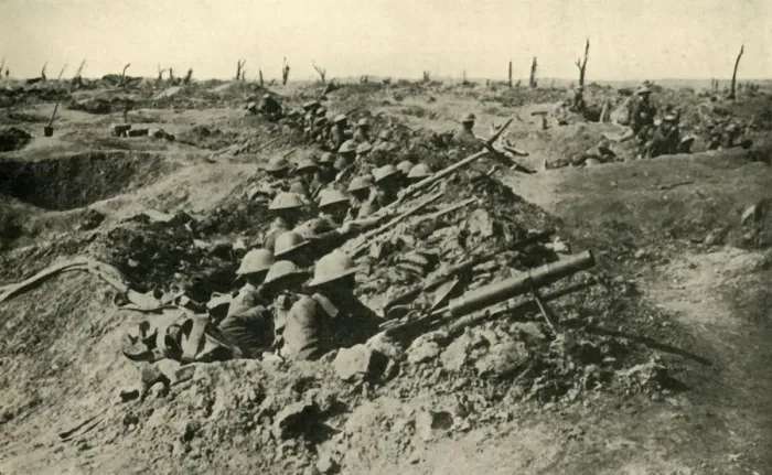Framed Print : British troops awaiting the order to attack, Western Front, First World War, c1916, (c1920) Framed Print : British troops awaiting the order to attack, Western Front, First World War, c1916, (c1920)