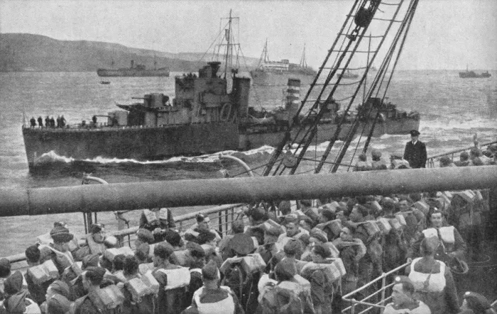 Framed Print : British Troops Land in Norway, 1940, (1940) Framed Print : British Troops Land in Norway, 1940, (1940)
