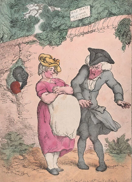 Broad Grins, or a Black Joke, June 4, 1812. June 4, 1812. Creator: Thomas Rowlandson