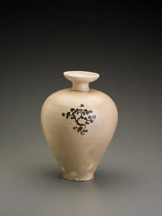 Framed Print : Broad jar with floral design, about 1100. Creator: Unknown Framed Print : Broad jar with floral design, about 1100. Creator: Unknown