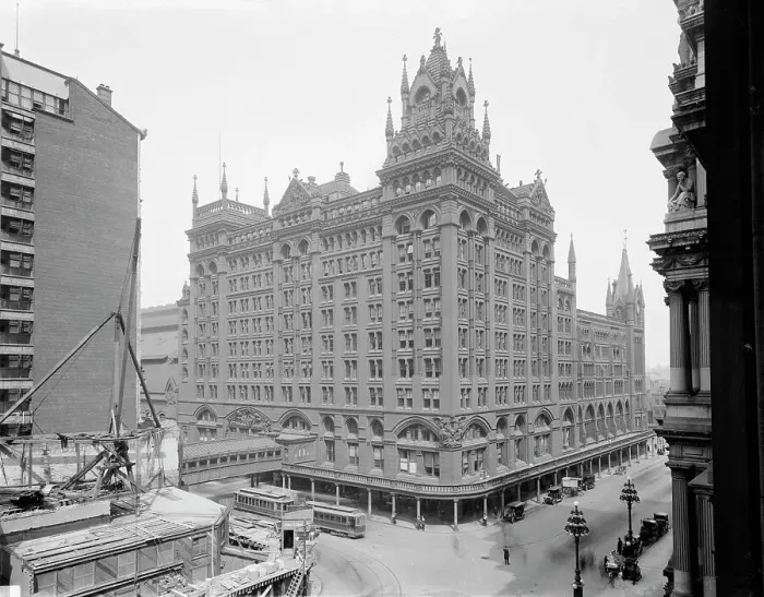 Framed Print : Broad Street station, Philadelphia, Pa. c.between 1910 and 1920. Creator: Unknown Framed Print : Broad Street station, Philadelphia, Pa. c.between 1910 and 1920. Creator: Unknown
