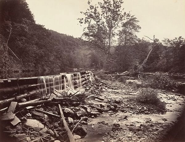 Broadhead?s Creek, Delaware Water Gap, 1863. Creator: John Moran