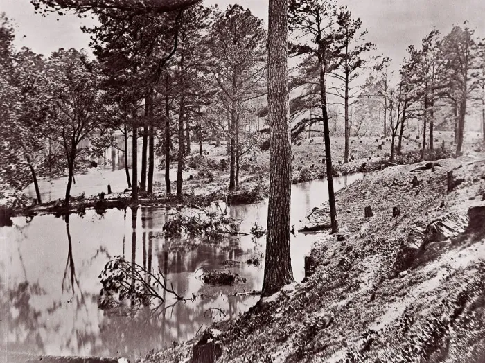 Framed Print : Broadway Landing, Appomattox River, 1864. Creator: William Frank Browne Framed Print : Broadway Landing, Appomattox River, 1864. Creator: William Frank Browne