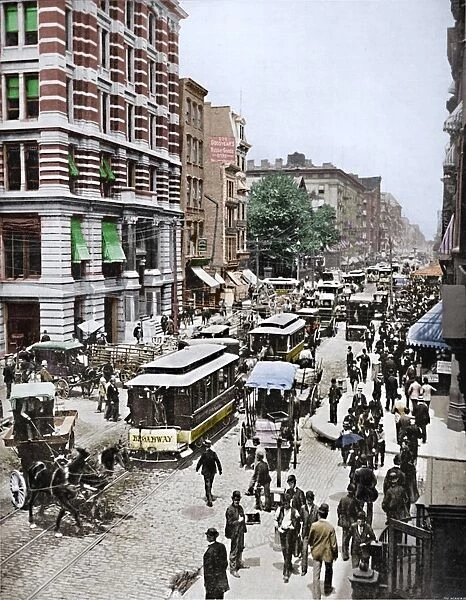 Broadway, New York, 19th century