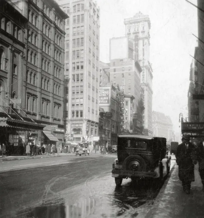 Framed Print : Broadway and the Times Building, New York City, USA, 20th century. Artist: J Dearden Holmes Framed Print : Broadway and the Times Building, New York City, USA, 20th century. Artist: J Dearden Holmes