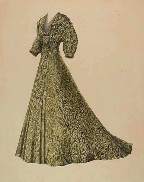 Brocade Costume, c. 1938. Creator: Isabelle De Strange