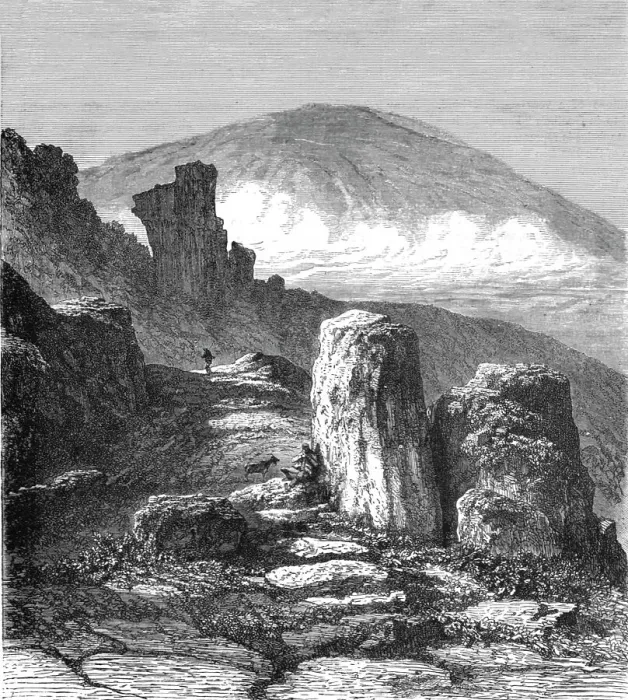 Framed Print : The Brocken; From Alsace to the Hartz, 1875. Creator: Unknown Framed Print : The Brocken; From Alsace to the Hartz, 1875. Creator: Unknown
