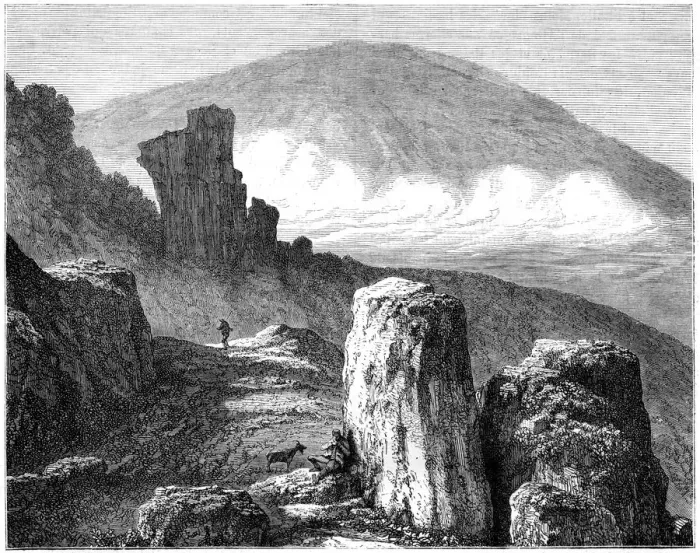 Framed Print : The Brocken, or Blocksberg, Harz Mountains, Germany, 19th century. Artist: Francois Stroobant Framed Print : The Brocken, or Blocksberg, Harz Mountains, Germany, 19th century. Artist: Francois Stroobant