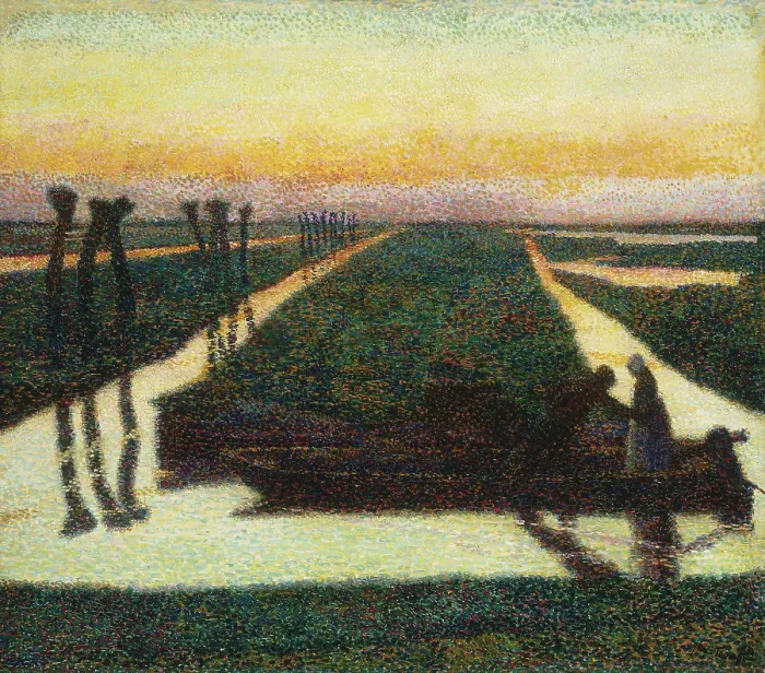 Framed Print : Broek in Waterland, 1889. Creator: Jan Toorop Framed Print : Broek in Waterland, 1889. Creator: Jan Toorop