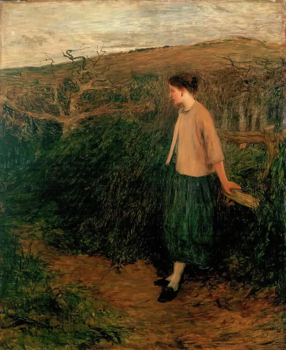 Framed Print : The Broken Tryst, 1868. Creator: William Quiller Orchardson Framed Print : The Broken Tryst, 1868. Creator: William Quiller Orchardson