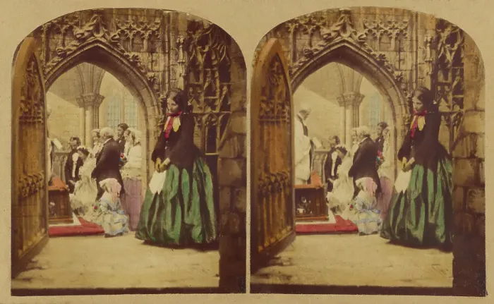 Framed Print : Broken Vows, about 1857. Creators: London Stereoscopic & Photographic Co, Joseph John Elliott Framed Print : Broken Vows, about 1857. Creators: London Stereoscopic & Photographic Co, Joseph John Elliott