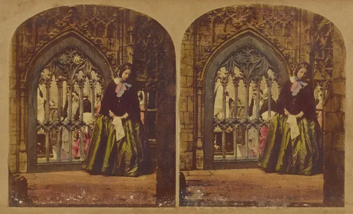 Framed Print : Broken Vows. about 1860. Creator: Joseph John Elliott Framed Print : Broken Vows. about 1860. Creator: Joseph John Elliott