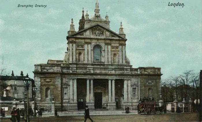 Framed Print : Brompton Oratory, London, c1910 Framed Print : Brompton Oratory, London, c1910