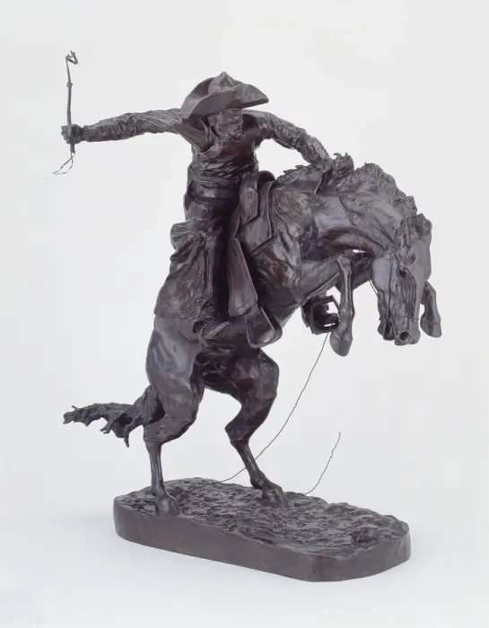 Framed Print : The Bronco Buster, Modeled 1895, cast 1899. Creator: Frederic Remington Framed Print : The Bronco Buster, Modeled 1895, cast 1899. Creator: Frederic Remington