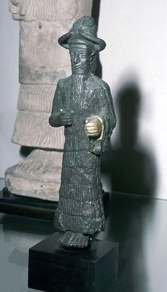 Bronze figurine of The God with the Golden Hand, early 2nd millenium BC